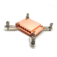 for 1366 1365 AMD Am2 Am3 FM 2115 X Button (1155/1150/1151buckle/2011 Buckle Pure Copper Heat Pipe Clamp Copper Block Wear